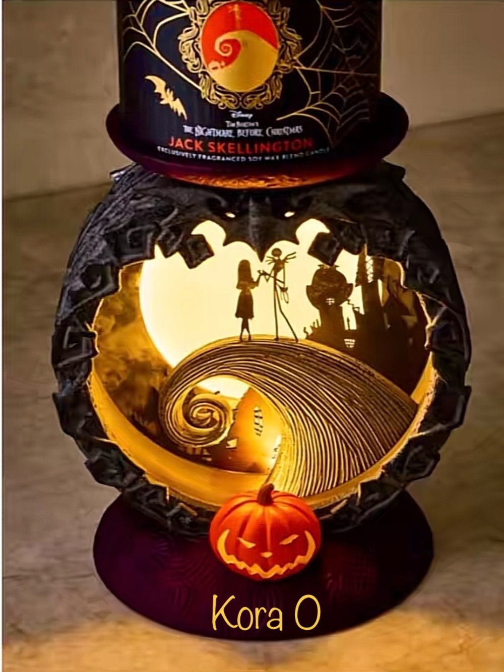 The Nightmare Before Christmas Sally & Jack Candle Holder
